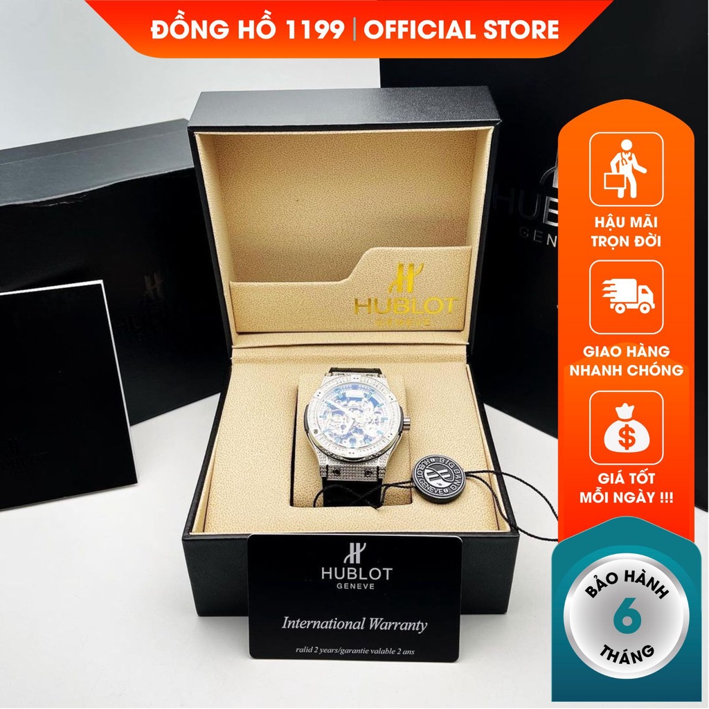 Đồng hồ cơ nam 1199WATCHES cao cấp chống nước chống xước tuyệt đối sang trọng bảo hành 6 tháng 81009 | BigBuy360 - bigbuy360.vn