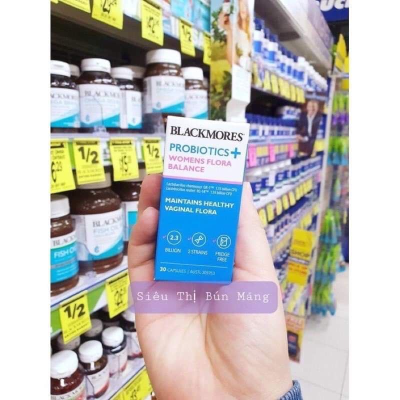 Men vi sinh Bláckmores_Probiotics + womens Flora Blance