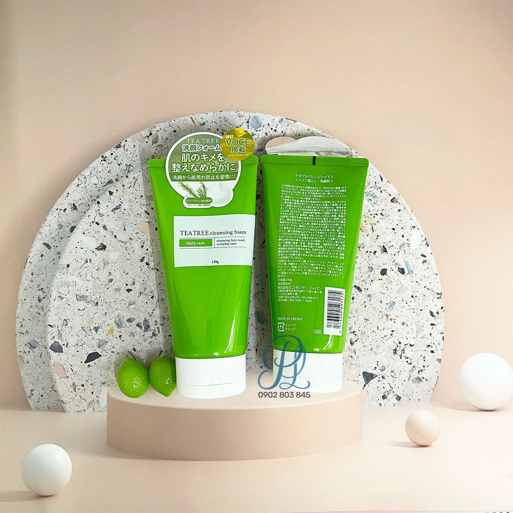 Sữa Rửa Mặt Hàng Ngày Chiết Xuất Tràm Trà Tea Tree Cleansing Foam 130g
