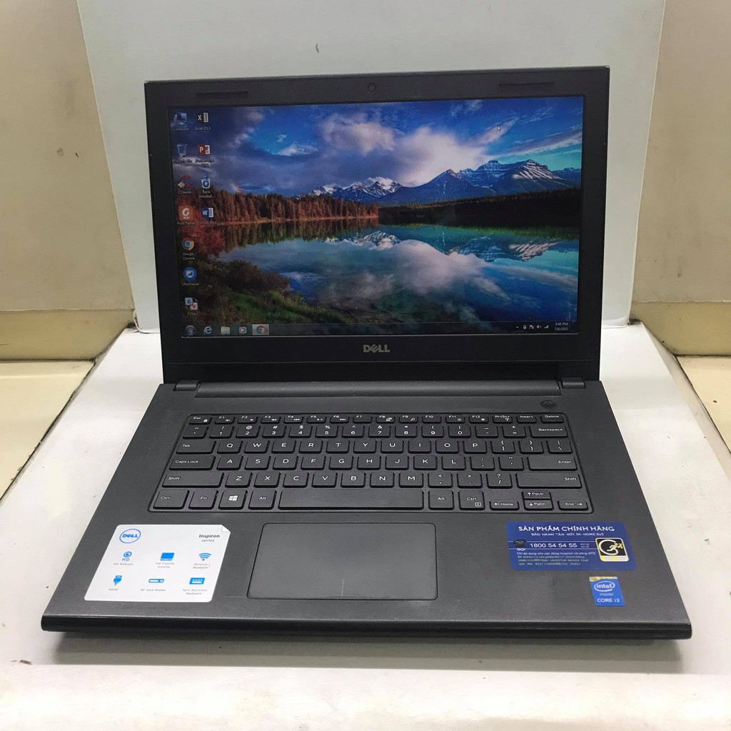 Máy laptop Dell Inspiron 3442 Intel Core i3-4005U, 4gb ram, 500gb hdd, vga Intel hd Graphics 4400, 14.0 inch. Đẹp, Rẻ