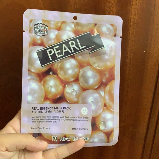 Mặt nạ dưỡng chất ngọc trai - Pearl Real Essence Mask