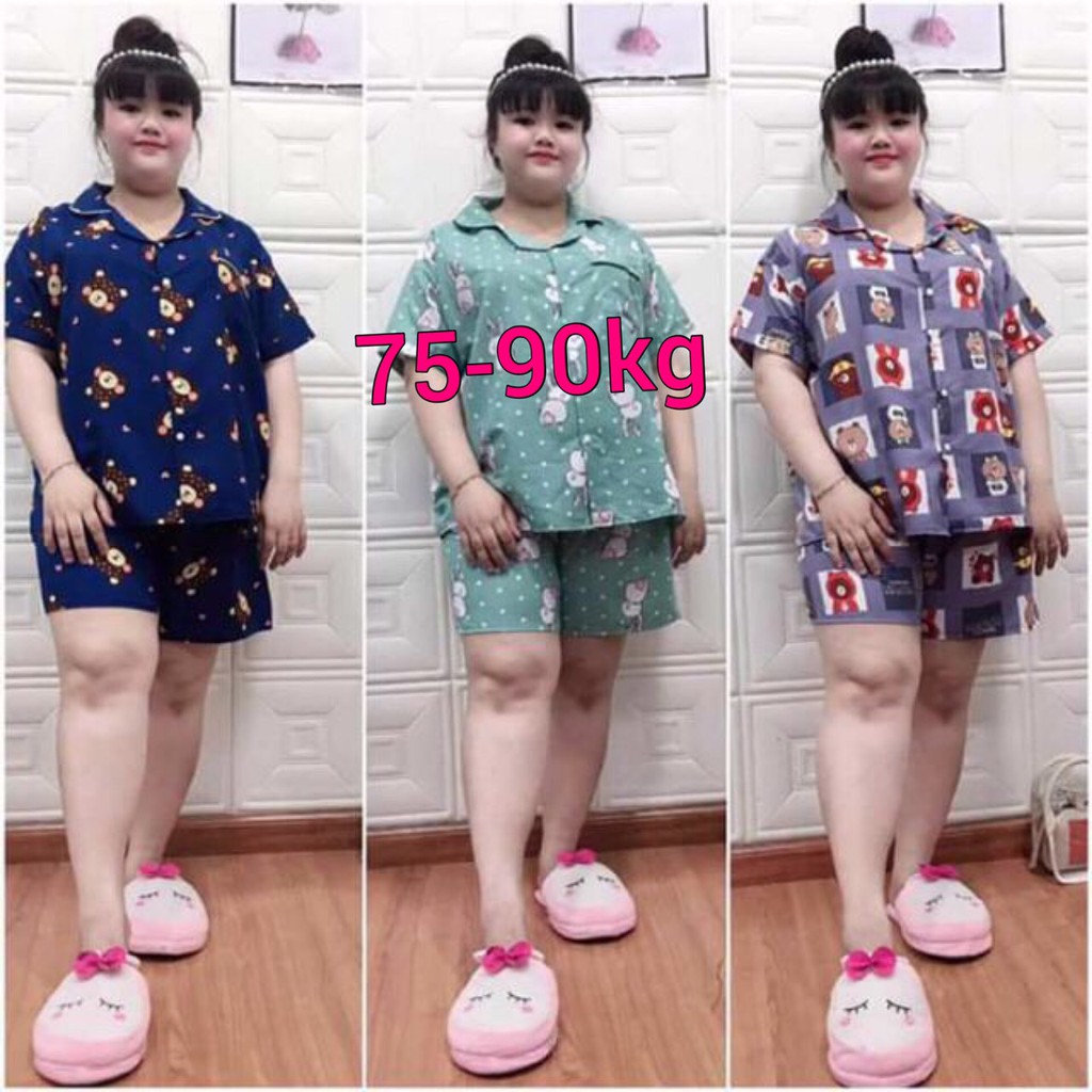 Bộ đồ mặc ở nhà bigsize 75-90kg