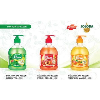 Sữa rửa tay Diệt Khuẩn Kleen 500ml