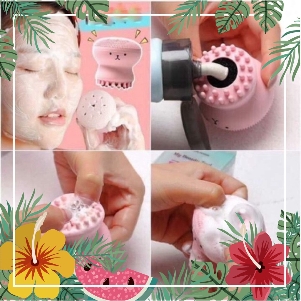 Bông Rửa Mặt Bạch Tuộc Hot Hit nhỏ gọn | BigBuy360 - bigbuy360.vn