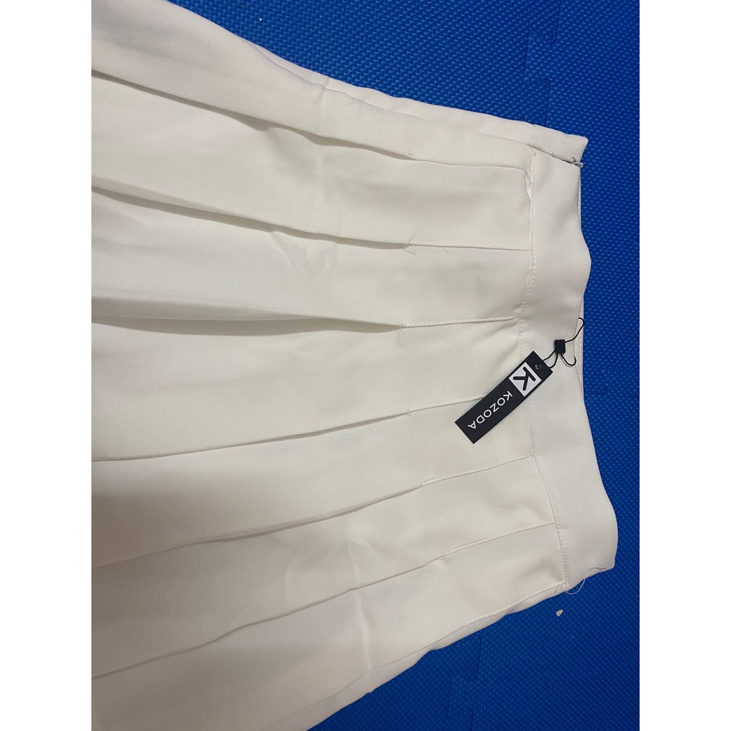 Chân váy tennis xếp li màu trắng đen xếp ly skirt cạp lưng cao ngắn chữ a phong cách ulzzang Trueha store cv51 | BigBuy360 - bigbuy360.vn