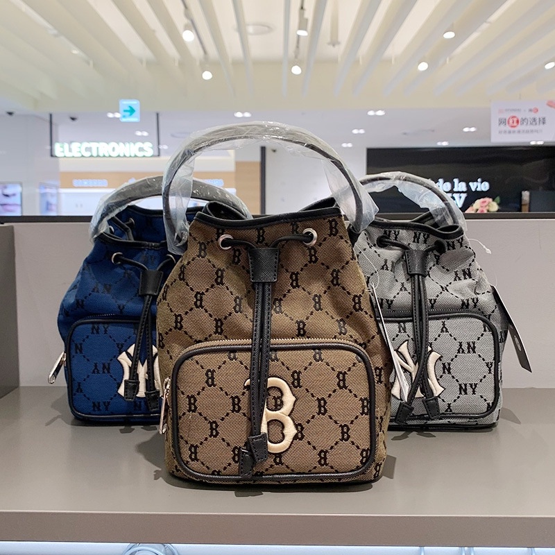 [ CHUẨN HÃNG ] Túi Rút MLB NY Monogram Diamond Jacquard New York Yankees Full Tag Code