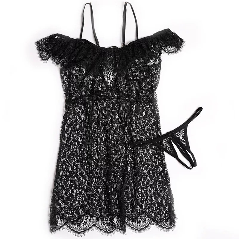 [ DƯỚI 55KG] [LL 020] - VÁY NGỦ QUẢNG CHÂU - ĐỒ NGỦ SEXY - ĐẦM NGỦ SEXY REN  - Cô chủ nhỏ chuyên sỉ | BigBuy360 - bigbuy360.vn