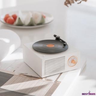 ♚♚ Retro Bluetooth Wireless Speaker Nostalgic Record Player Style Subwoofer Support TF Card
