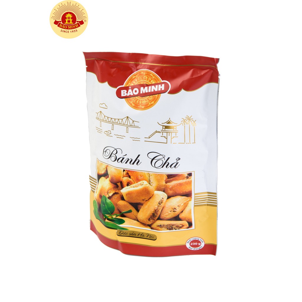 (CHÍNH HÃNG) BÁNH CHẢ BẢO MINH 230G