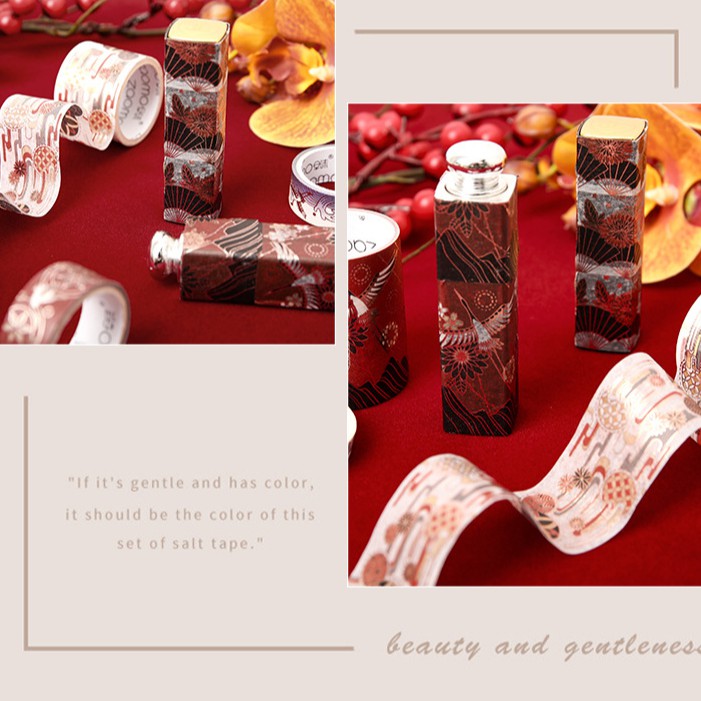 Băng keo giấy trang trí đa dụng phong cách Trung Hoa