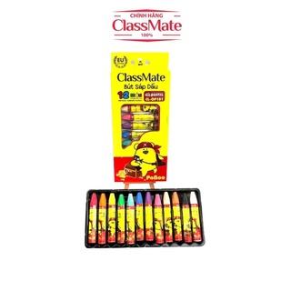 Bút Sáp Dầu Cao Cấp ARTMATE Màu Sắc Tự Nhiên, Mịn Bóng, An Toàn Cho Bé Tập Tô Hộp 12 Chiếc CL-OP101