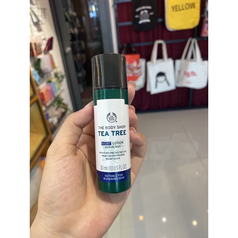 KEM DƯỠNG ẨM BAN ĐÊM THE BODY SHOP TEA TREE NIGHT LOTION