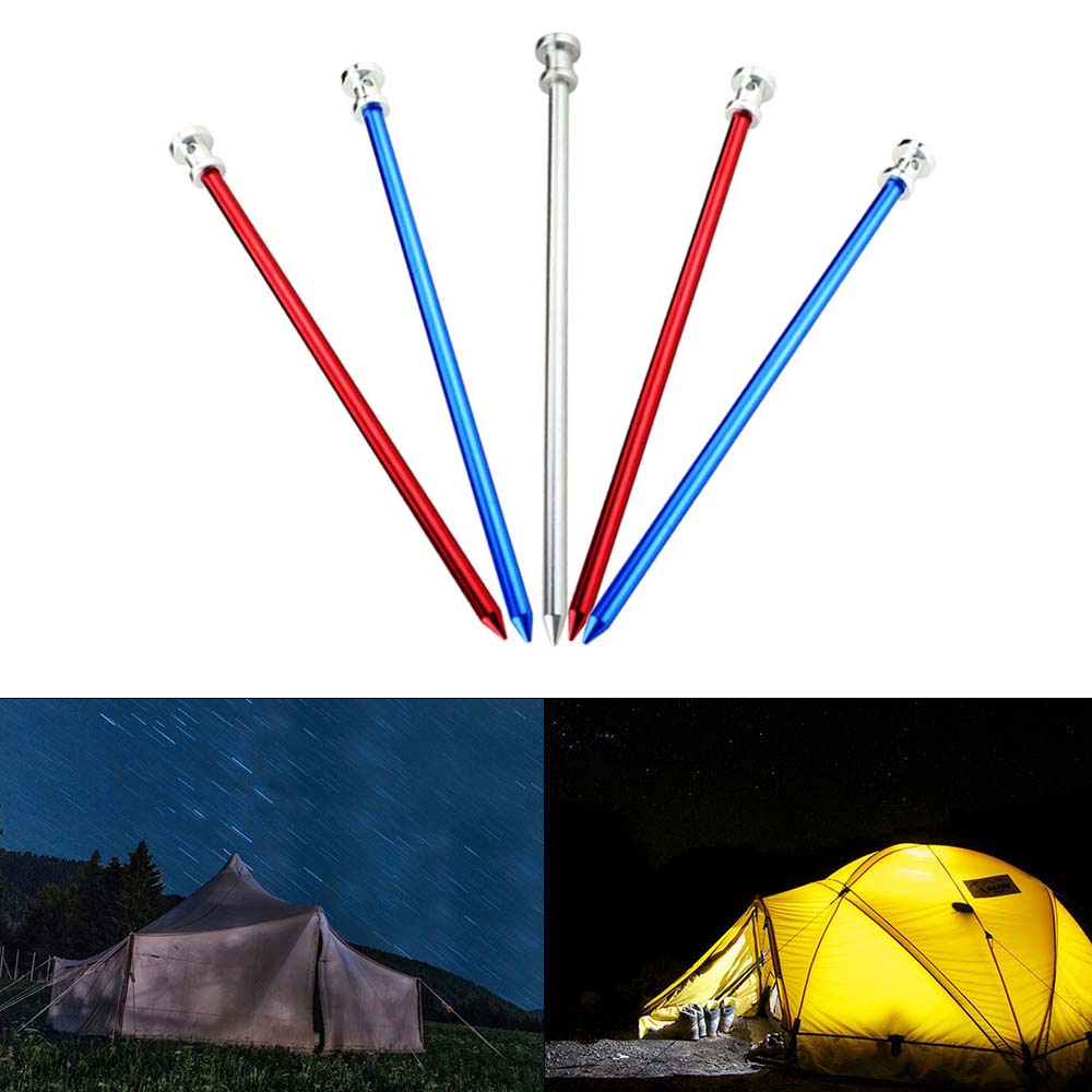 Set 4 Cọc Dựng Lều Cắm Trại Đa Năng Tiện Dụng