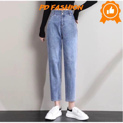 Quần baggy nữ quần bò jeans nữ cạp cao đủ size hót 2021 PD FASHION | BigBuy360 - bigbuy360.vn