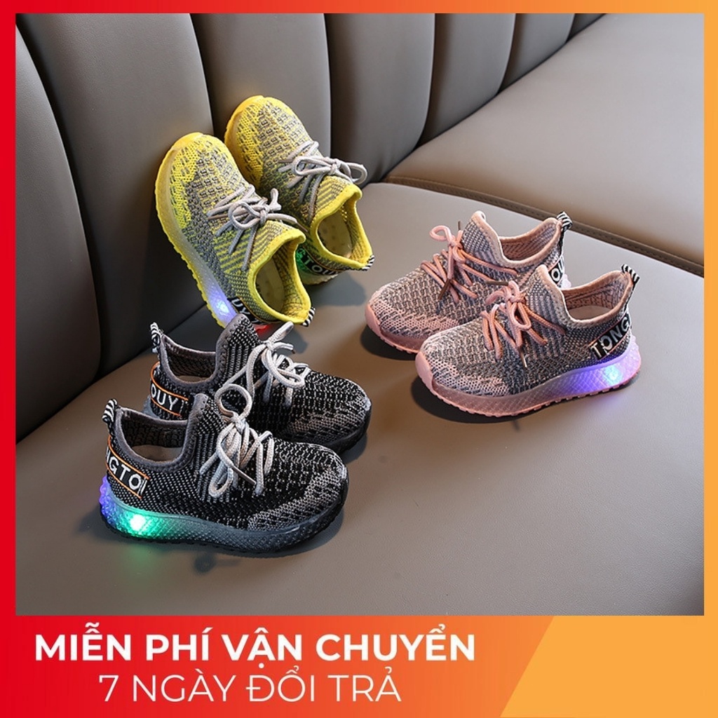 Giày thể thao Đèn LED cực đẹp cho bé Quảng Châu cao cấp mã 058