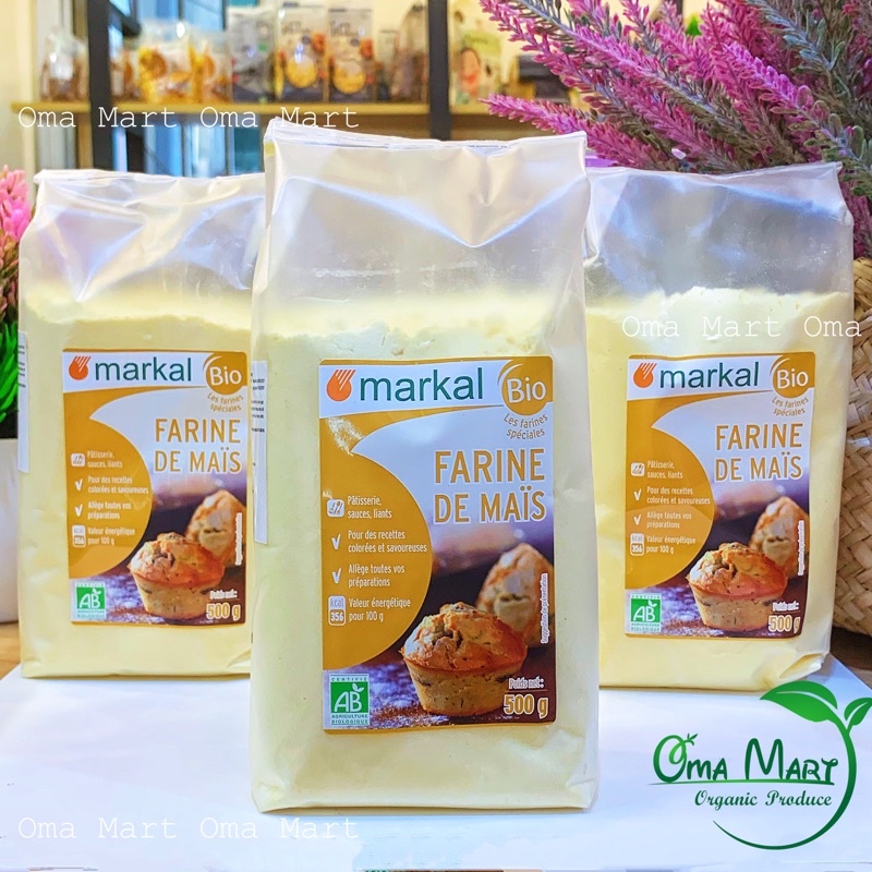 Bột bắp hữu cơ Markal
