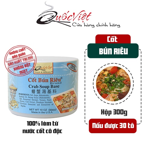 Gia Vị Nấu Bún Riêu Cốt Quốc Việt 300g - Nhập Khẩu USA