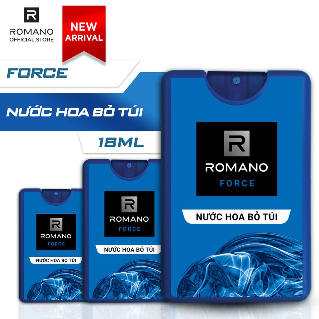 Combo 3  chai nước hoa bỏ túi Romano 18ml (date 2.2023) | BigBuy360 - bigbuy360.vn