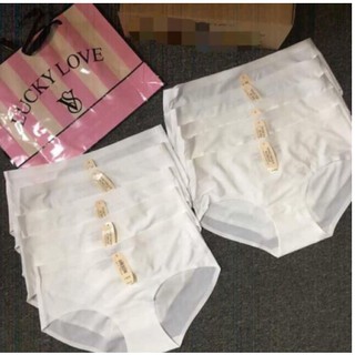 [bộ 10] Quần lót Su Đúc Trơn không đường may Màu Trắng loại đẹp ( dành cho từ 40 - 65 kg)