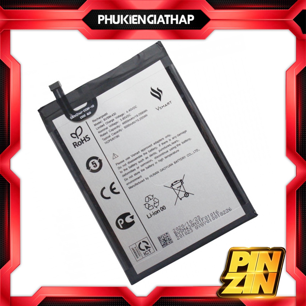 Pin Zin Hãng Scud dành cho điện thoại Vsmart Joy 3, Live 4 - BVSM-430 dung lượng 5000mAh