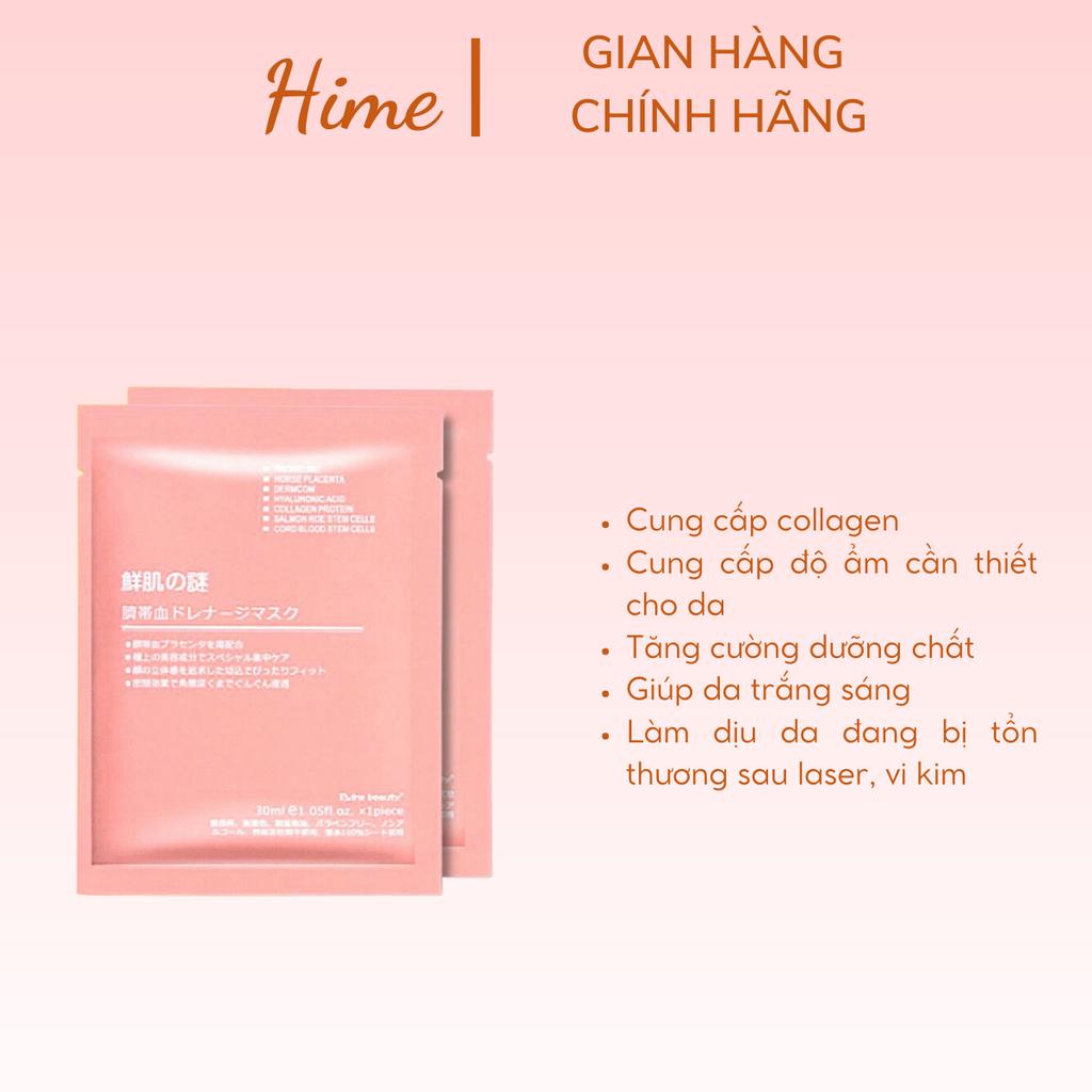 Mặt Nạ Nhau Thai Cừu Rwine Dưỡng Da Trắng Sáng Nhật Bản 40ml