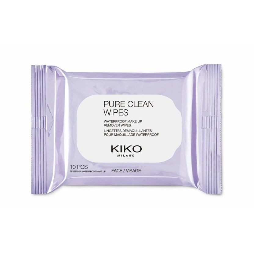 Gói khăn tẩy trang Kiko - khăn ướt chuyên dụng tẩy trang tiện lợi - Kiko milano - made in Italy