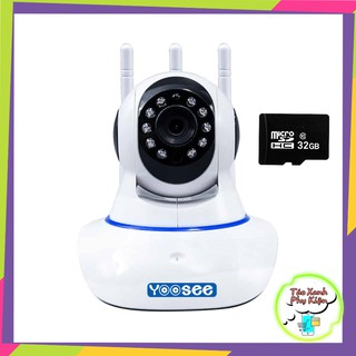 Camera ip yoosee 3 râu full hd - bán kèm thẻ nhớ 8g 16g 32g