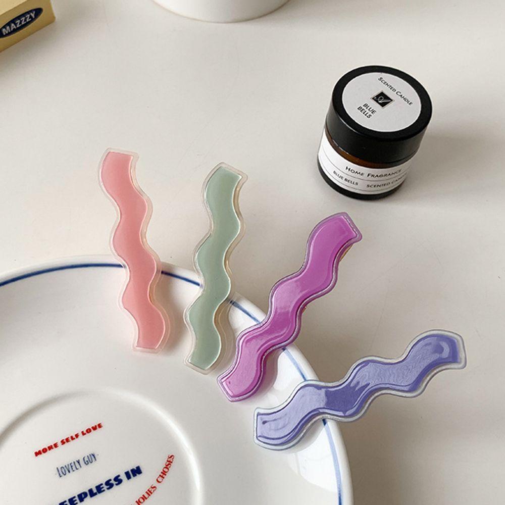 Kẹp Tóc Nhựa Acrylic Hình Mỏ Vịt Dễ Thương Phong Cách Hàn Quốc 1