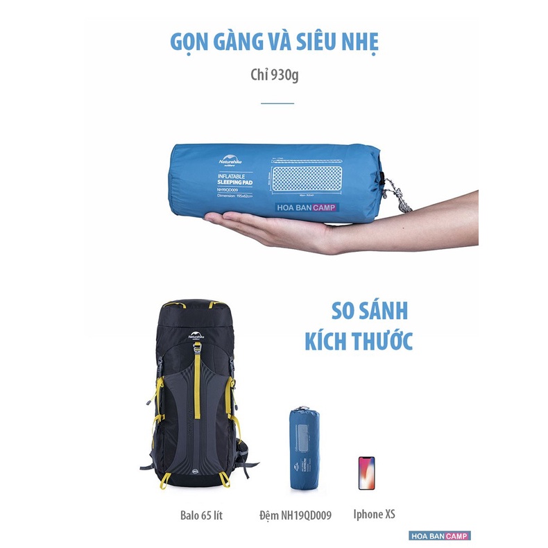 Đệm 2 Lớp Siêu Nhẹ NatureHike NH19QD009