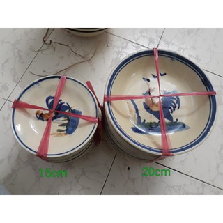 dĩa gốm sứ Nam Bộ xưa