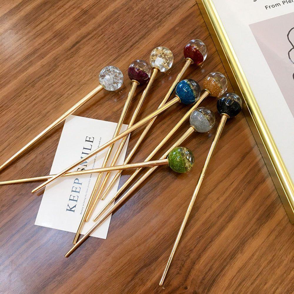 Kẹp Tóc Kim Loại Lấp Lánh Phong Cách Nhật Bản|Kẹp Tóc Lá Nhôm