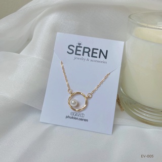 Vòng cổ nữ, dây chuyền nữ Seren đính hạt ngọc phukien.seren