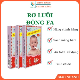 Rơ lưỡi đông fa - giúp vệ sinh răng miệng bé yêu