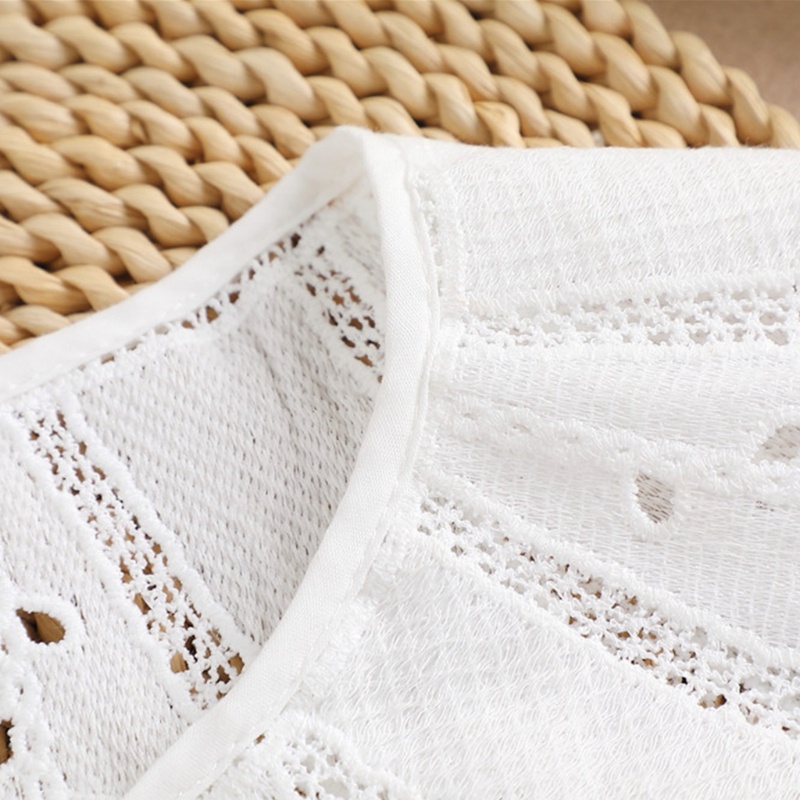 Cổ Áo Giả Họa Tiết Ren Rỗng Tinh Tế Trang Trí Cho Nữ