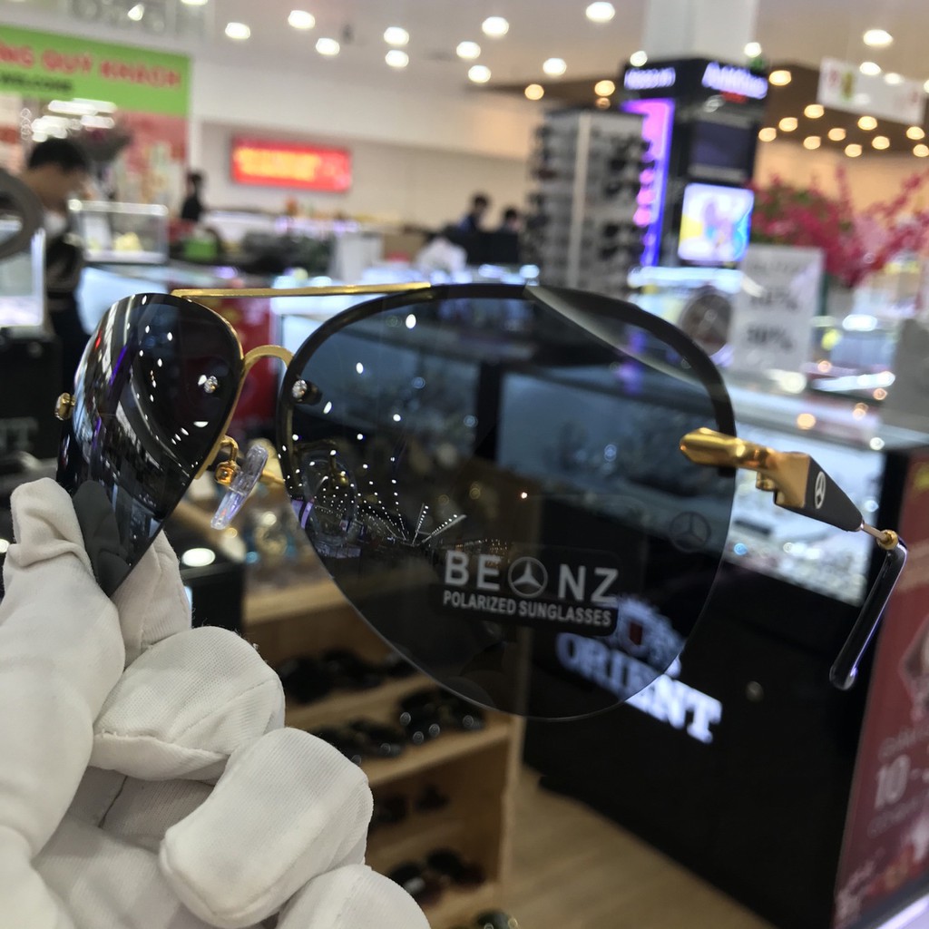 Kính mát Nam BZ Cao cấp, mắt Polarized phân cực, gọng siêu bền, Full box, Khăn lau kính, Thẻ bảo hành 1 năm | BigBuy360 - bigbuy360.vn
