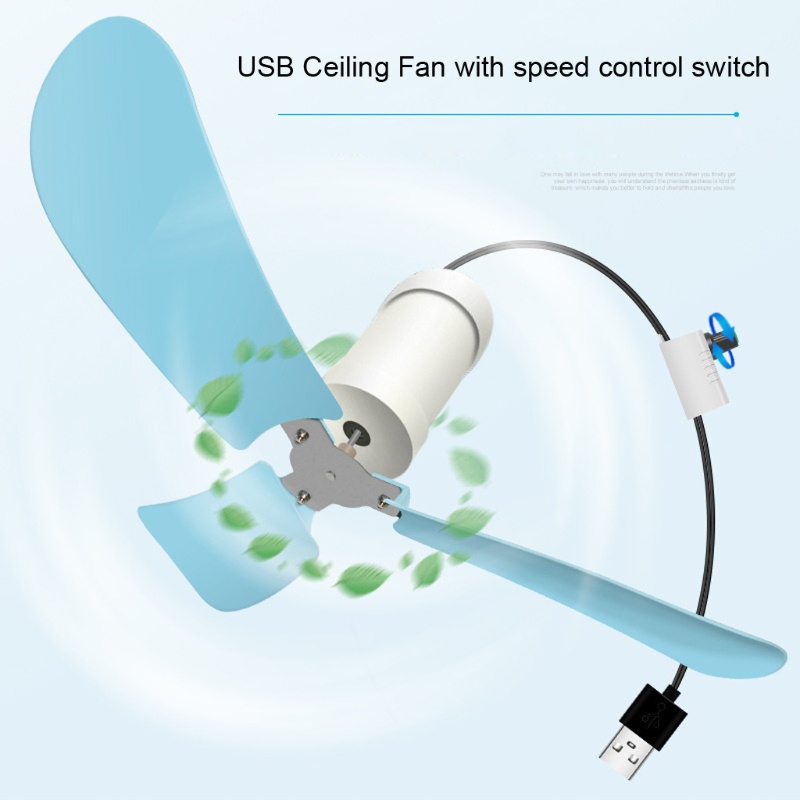 Quạt 3 Lá 5v Usb Có Công Tắc Điều Khiển Tốc Độ Cho Lều Cắm Trại