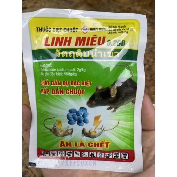 Thuốc diệt  Chuột Cao Cấp dạng viên 8 viên và combo
