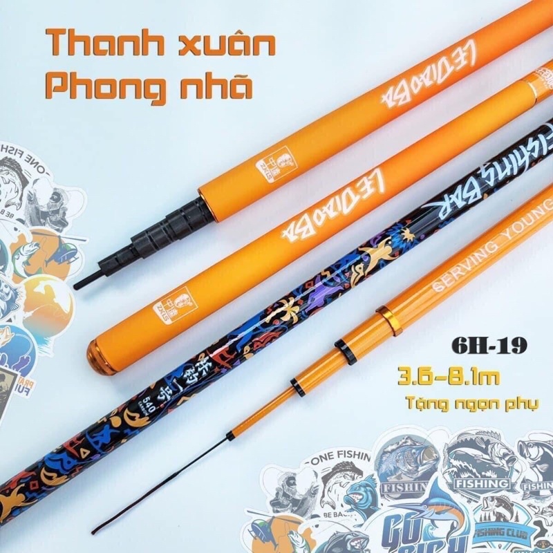 Cần cây tay Thanh Xuân Phong Nhã 6H19 tặng kèm ngọn phụ