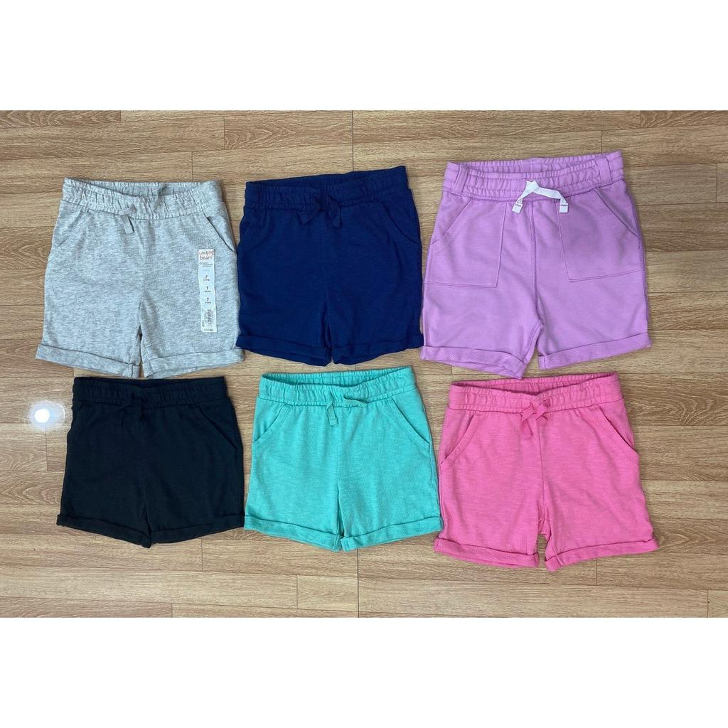 Quần short đùi bé xuất dư gái thun cotton da cá hiệu Jumpinging.