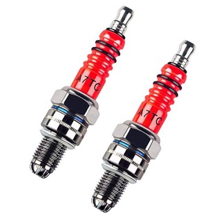 Set 2 bugi đánh lửa A7TC cho xe máy 50cc 110cc 125cc 150cc