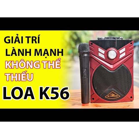 Loa Karaoke Bluetooth Di Động K56 - Loa Mini - Loa Máy Tính - Loa KIOMIC Âm Thanh Cực Hay