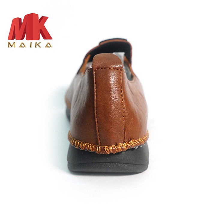 Giày đế bằng neon nữ S1067 (Nâu) | BigBuy360 - bigbuy360.vn