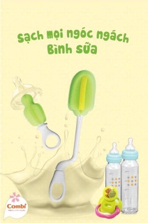 Bộ cây rửa bình sữa và núm ty Combi