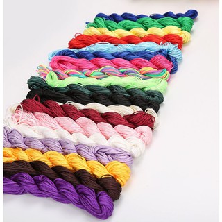 Bó 20-30m dây dù 1mm đan vòng đủ màu