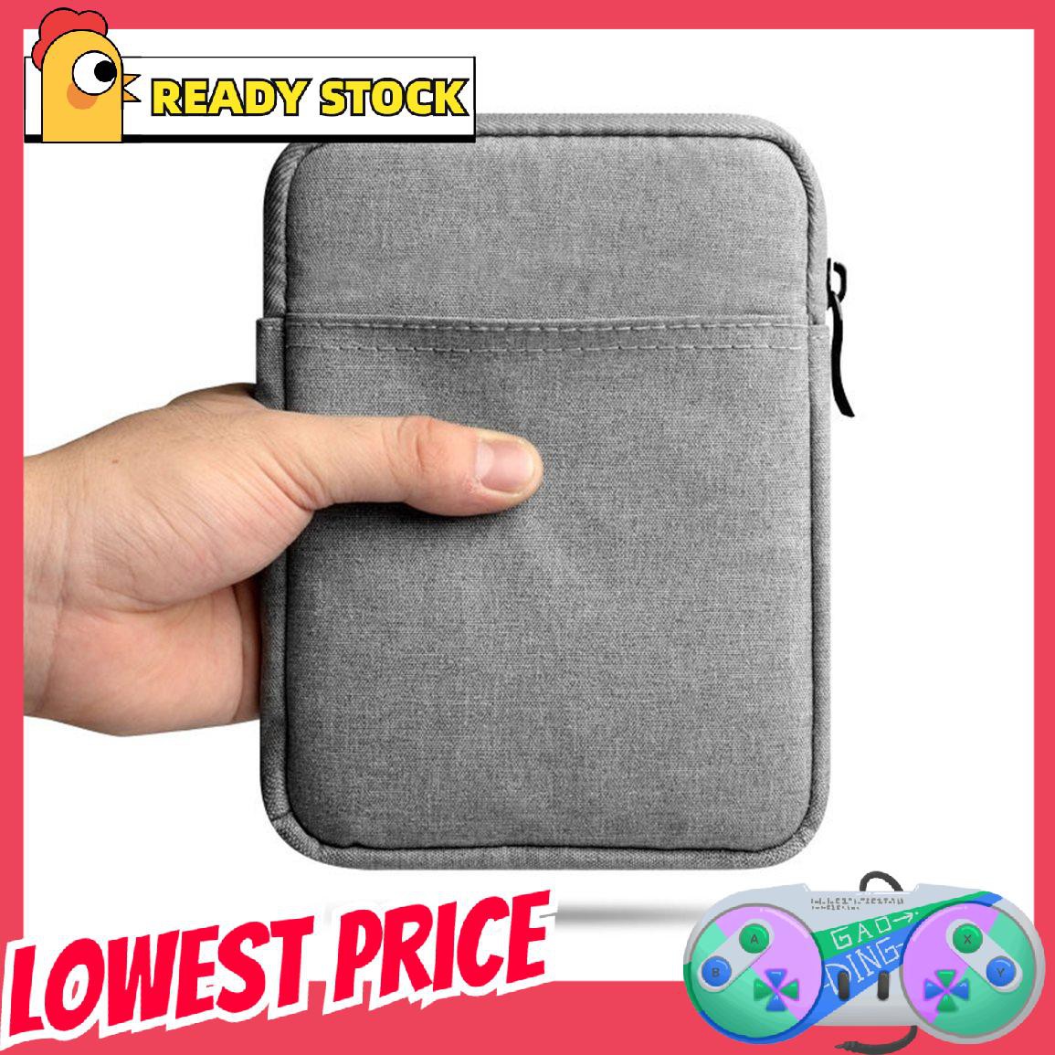 [lovely]Shockproof Zippered Sleeve Bag Case eBook Pouch Cover Dual Storage For Kindle