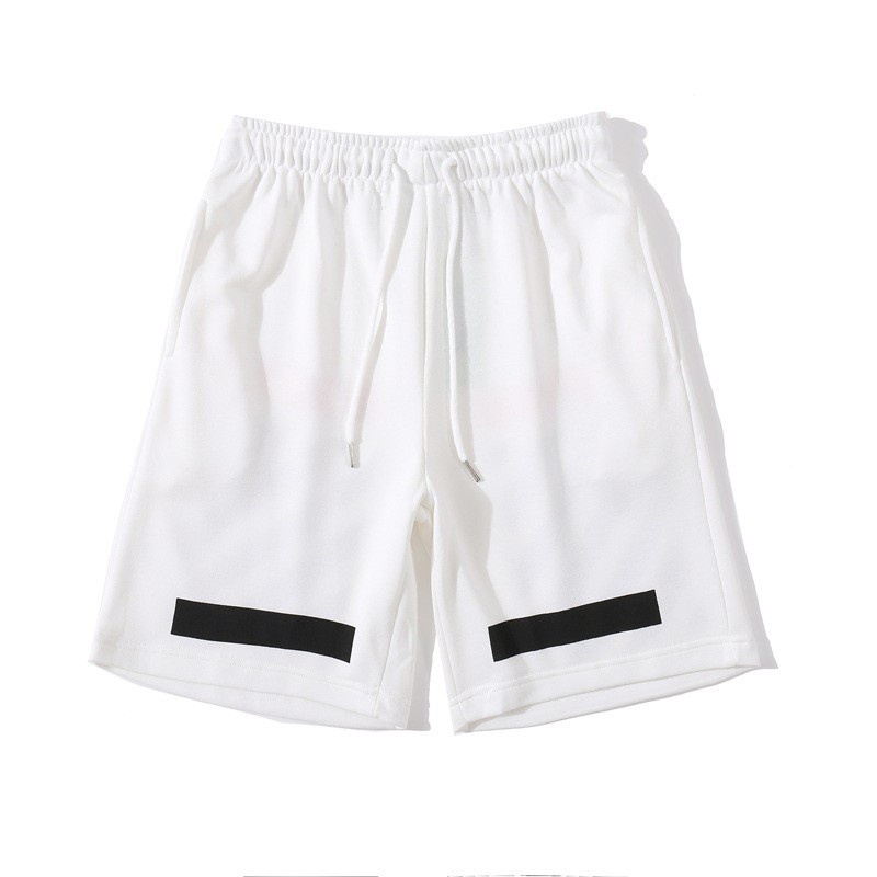OFF WHITE Mới Quần short Thời Trang Phong Cách Âu Mỹ Cho Nam