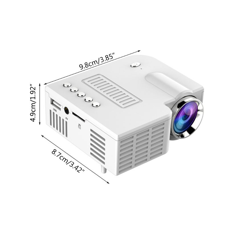 Máy Chiếu Di Động Wili Uc28C Mini, Tỉ Lệ 16: 9