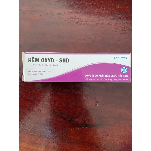 Kẽm oxyd 10% bôi