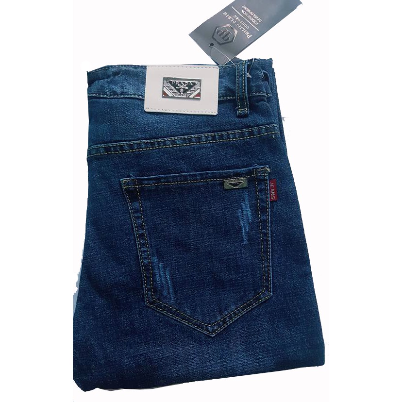 Quần Bò Nam Cao Cấp Demin Xanh Mài | BigBuy360 - bigbuy360.vn