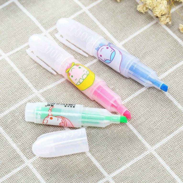 Set 5 Bút Dạ Mini Túi Zip Siêu Xinh Dễ Thương S01K39